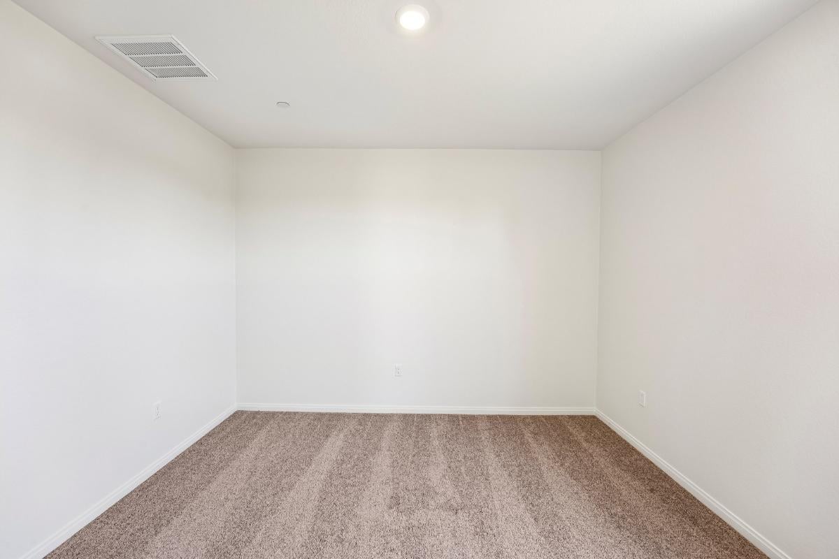 Representative builder view of a secondary bedroom